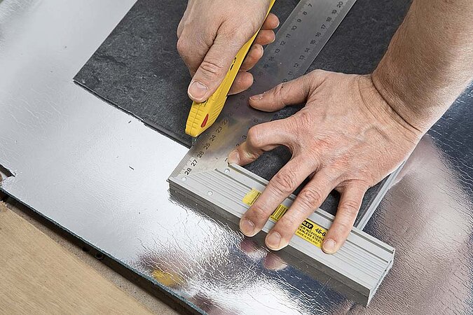 Vinylboden verlegen PVC