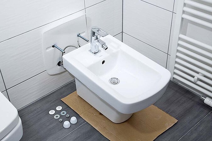 Toilette WC Bidet Montage 