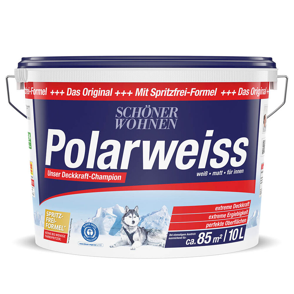 Nachhaltigkeit Farbe einkaufen Blauer Engel