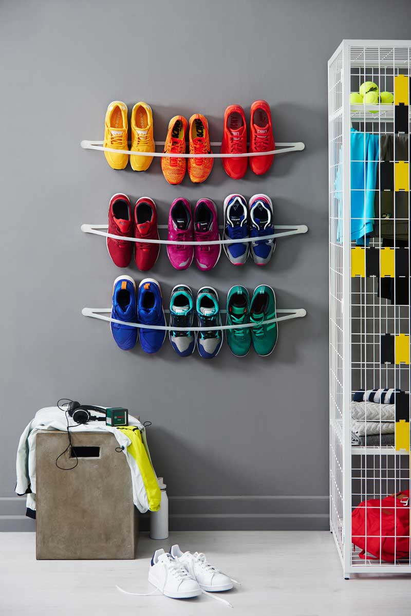 Stylisches Schuhregal
