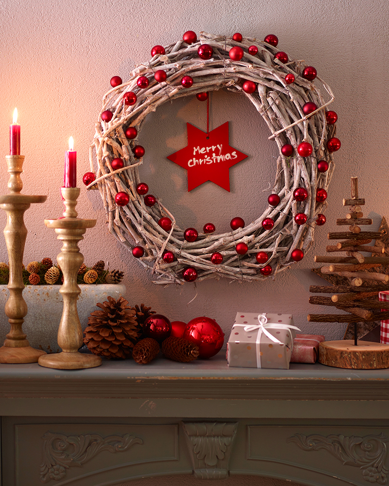 Edlen Weihnachtskranz basteln