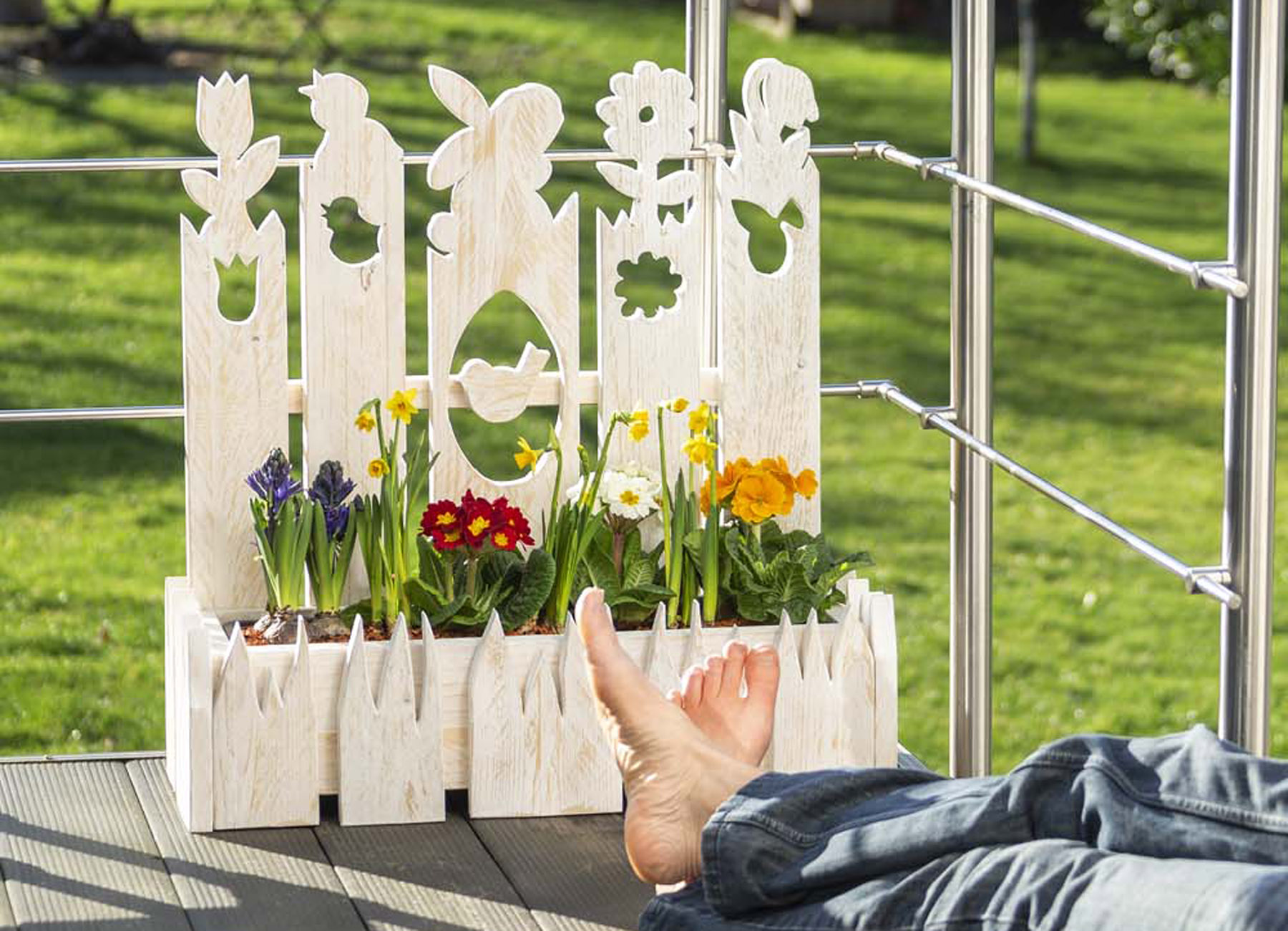 Hase, Küken, Tulpe: Ostern im Beet